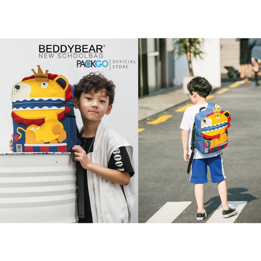 [CHÍNH HÃNG] Balo Tiểu Học Chống Gù BEDDYBEAR Cute Bag Họa Tiết Sư Tử Cho Bé YE-SUTU - tại Balonation.vn