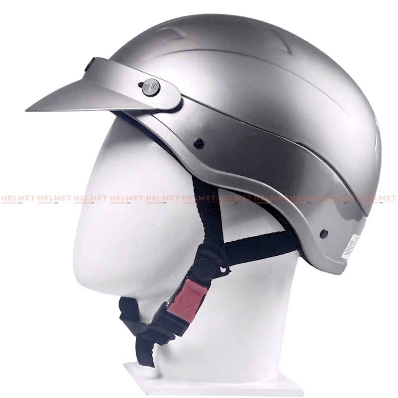 Mũ bảo hiểm 1/2 đầu KIM MINH dành cho người có vòng đầu lớn - MBH nửa đầu size lớn, chống va đập, chắc chắn