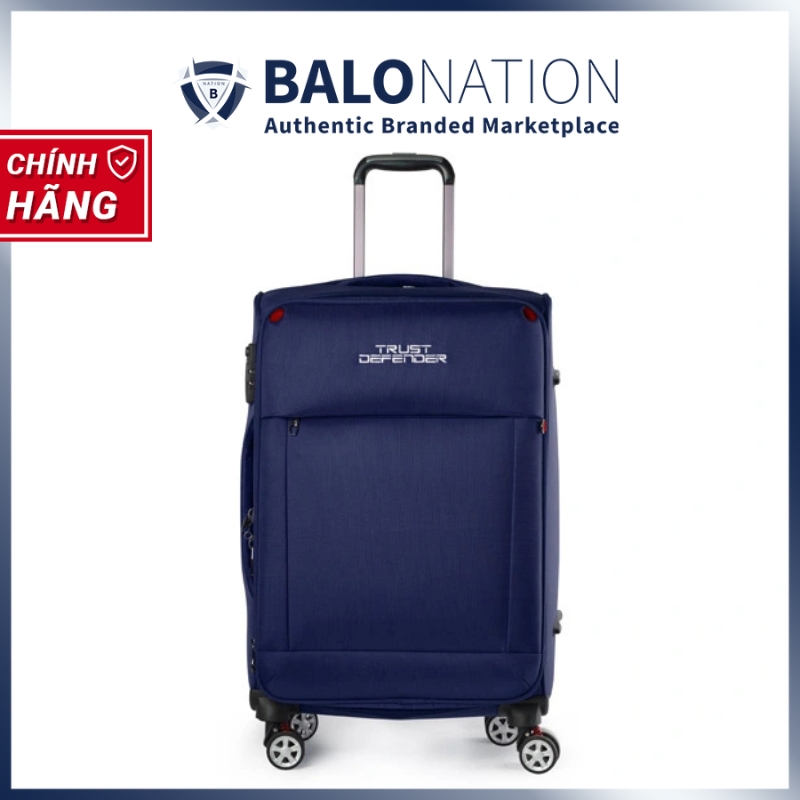 Vali kéo vải MR VUI 204 size ký gửi 24 inch - Khóa số TSA, bánh xe đôi xoay, có nametag, quai xách 2 chiều