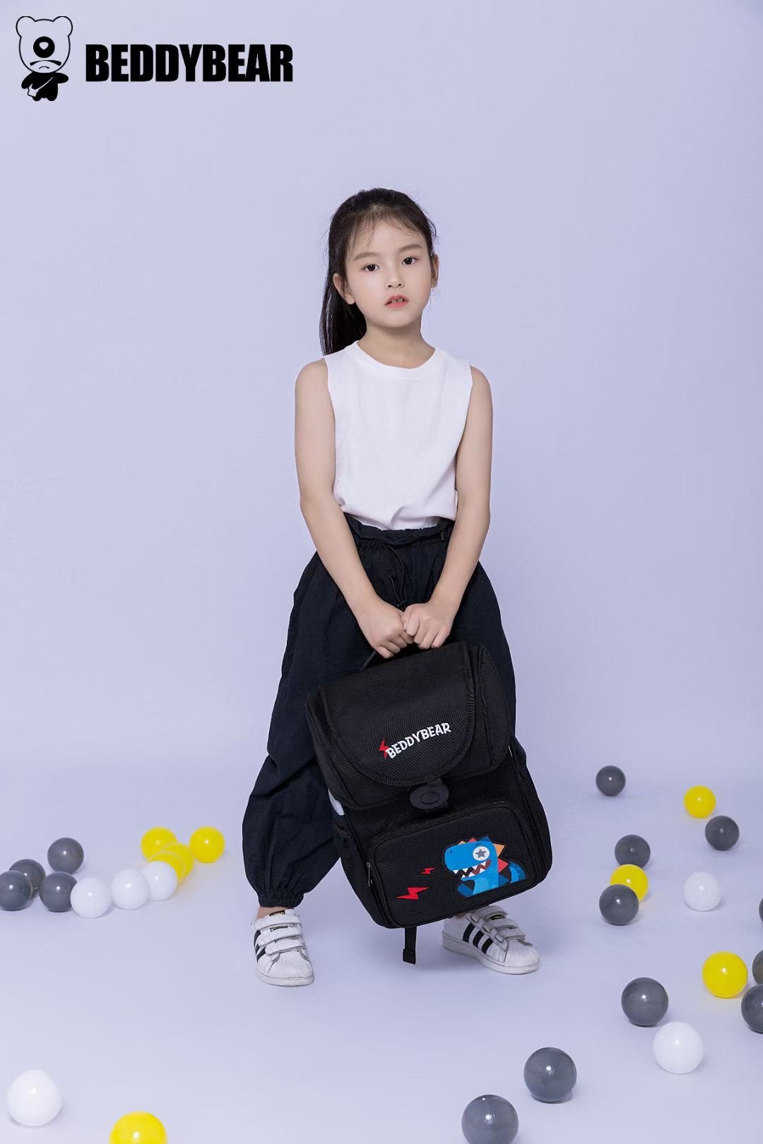 Balo Tiểu Học Chống Gù BEDDYBEAR Schoolbag Khủng Long Cho Bé Từ 6 Tuổi - BF-KHUNGLONG