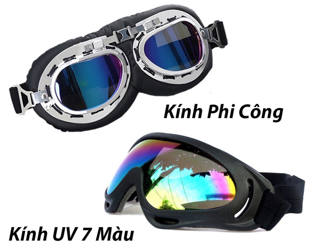 Kính chắn gió mũ bảo hiểm kèm dây đeo kiểu dáng phi công, an toàn, thời trang
