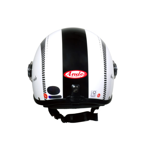 Mũ Bảo Hiểm Andes 3/4 đầu Có Kính 3S103DL-Tem Bóng-W331