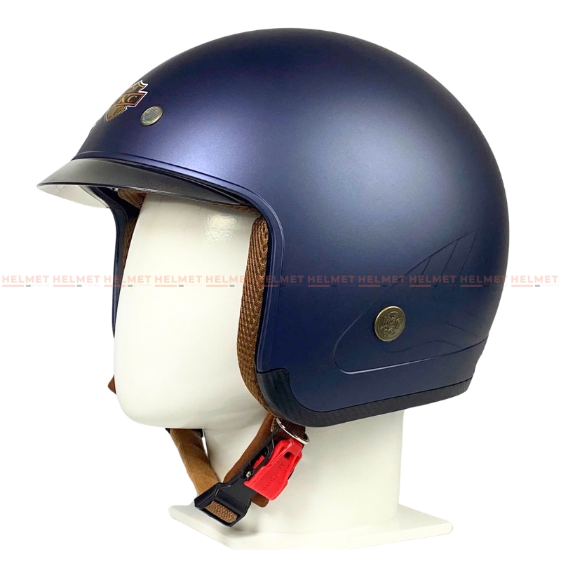 Mũ bảo hiểm 3/4 đầu kính âm CKC 709 - MBH giấu kính ĐỨC HUY unisex hiện đại chuẩn an toàn, chịu va đập mạnh