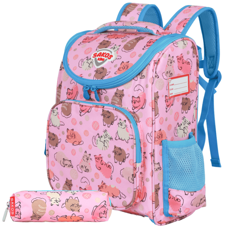 Balo Chống Gù Học Sinh Thời Trang SAKOS SMARTY - Họa Tiết Dễ Thương, Siêu Nhẹ - BH Dài Hạn