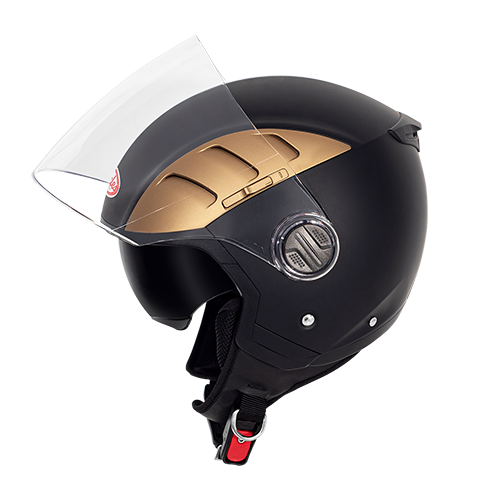 Mũ Bảo Hiểm Andes 3/4 Đầu Có 2 Kính 3S219C-Nhám