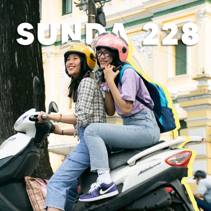 Mũ bảo hiểm 3/4 đầu SUNDA 228 có kính - MBH hiện đại, kính chắn nhiều nấc, chuẩn an toàn, chịu va đập mạnh