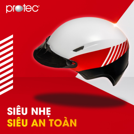 Mũ bảo hiểm thời trang siêu nhẹ Protec IM01, nặng chỉ 415g, mẫu mới, an toàn gấp bội