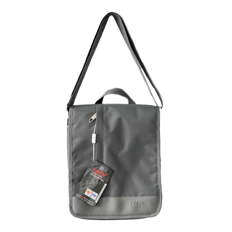Túi đeo chéo HASUN 622 nhiều ngăn, gọn nhẹ, vải bố bền chắc, trượt nước, có quai treo / xách - BH dài hạn