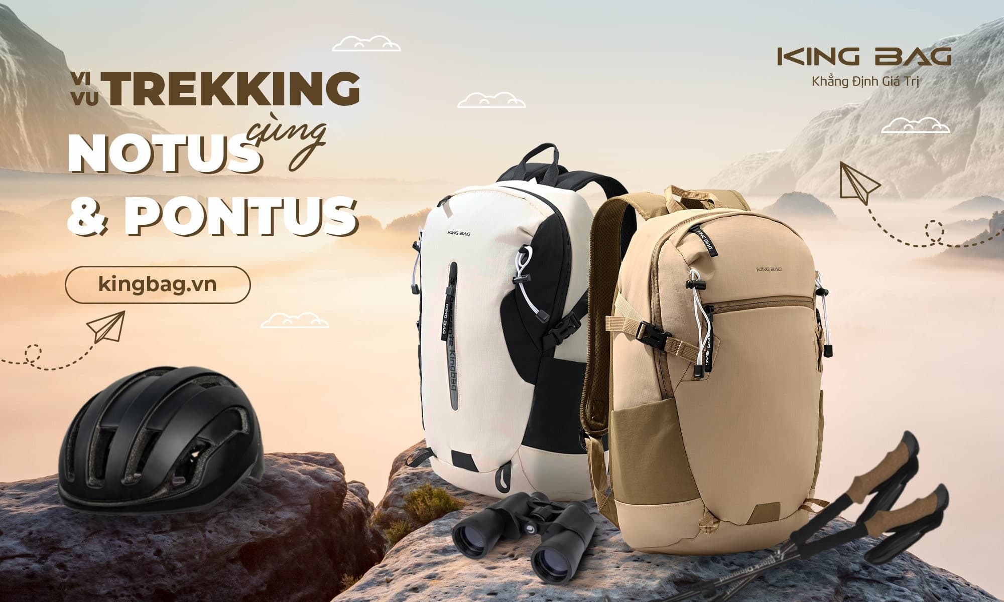 Balo Thể Thao Laptop 15.6 inch KINGBAG Notus