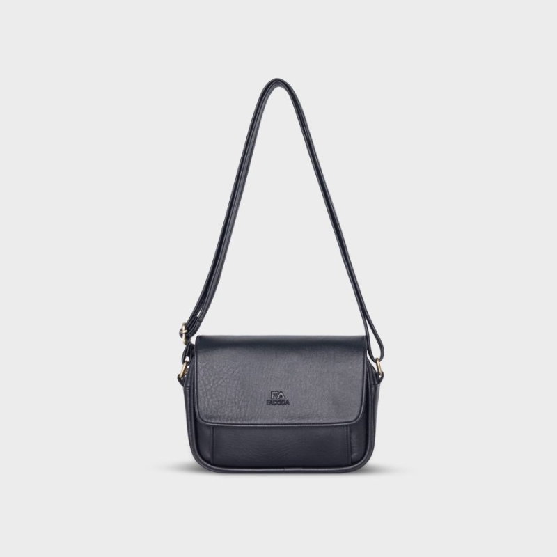 Túi đeo chéo da FADODA FN22 nhỏ gọn, nhiều ngăn - Vintage, chống thấm nước, không bong tróc