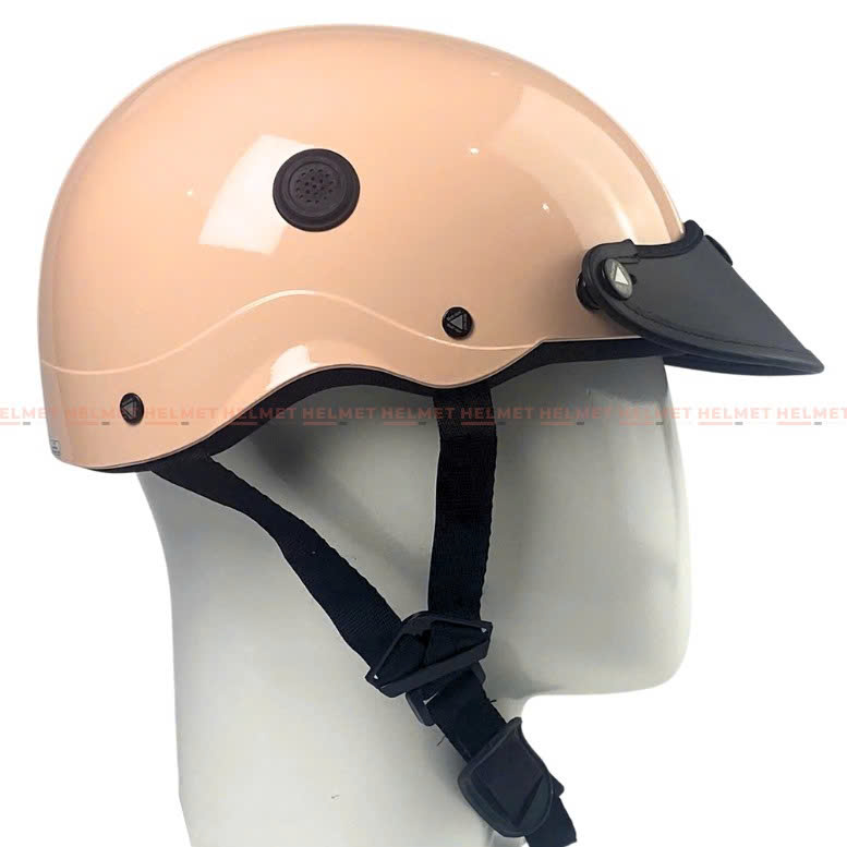 Mũ bảo hiểm 1/2 đầu mỏ da ĐỨC HUY 309 JOKO - MBH nửa đầu hiện đại, an toàn, êm nhẹ, thoải mái