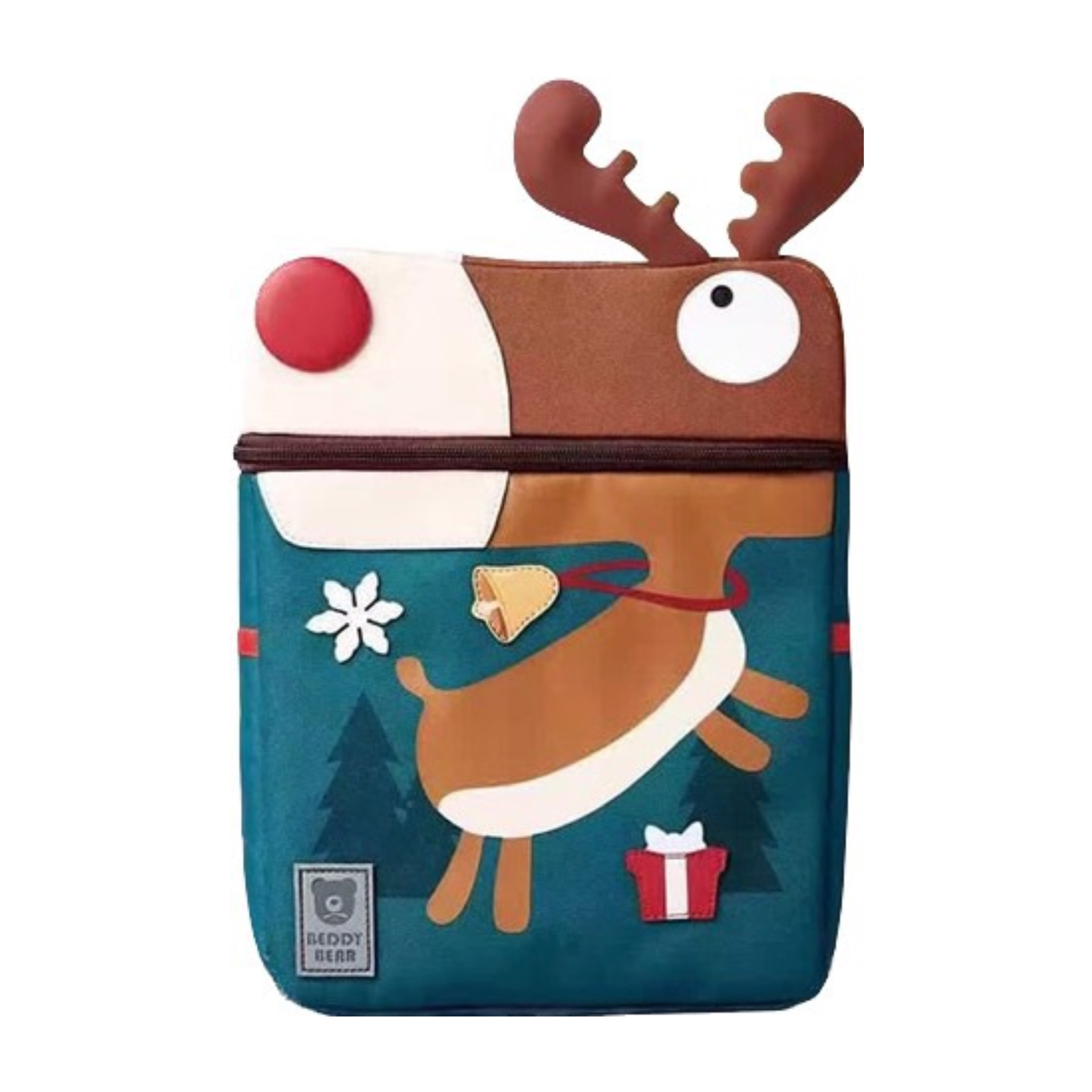 Balo Chống Gù Lớp 1-3 BEDDYBEAR Cute Bag Họa Tiết Tuần Lộc Cho Bé YE-TUANLOC