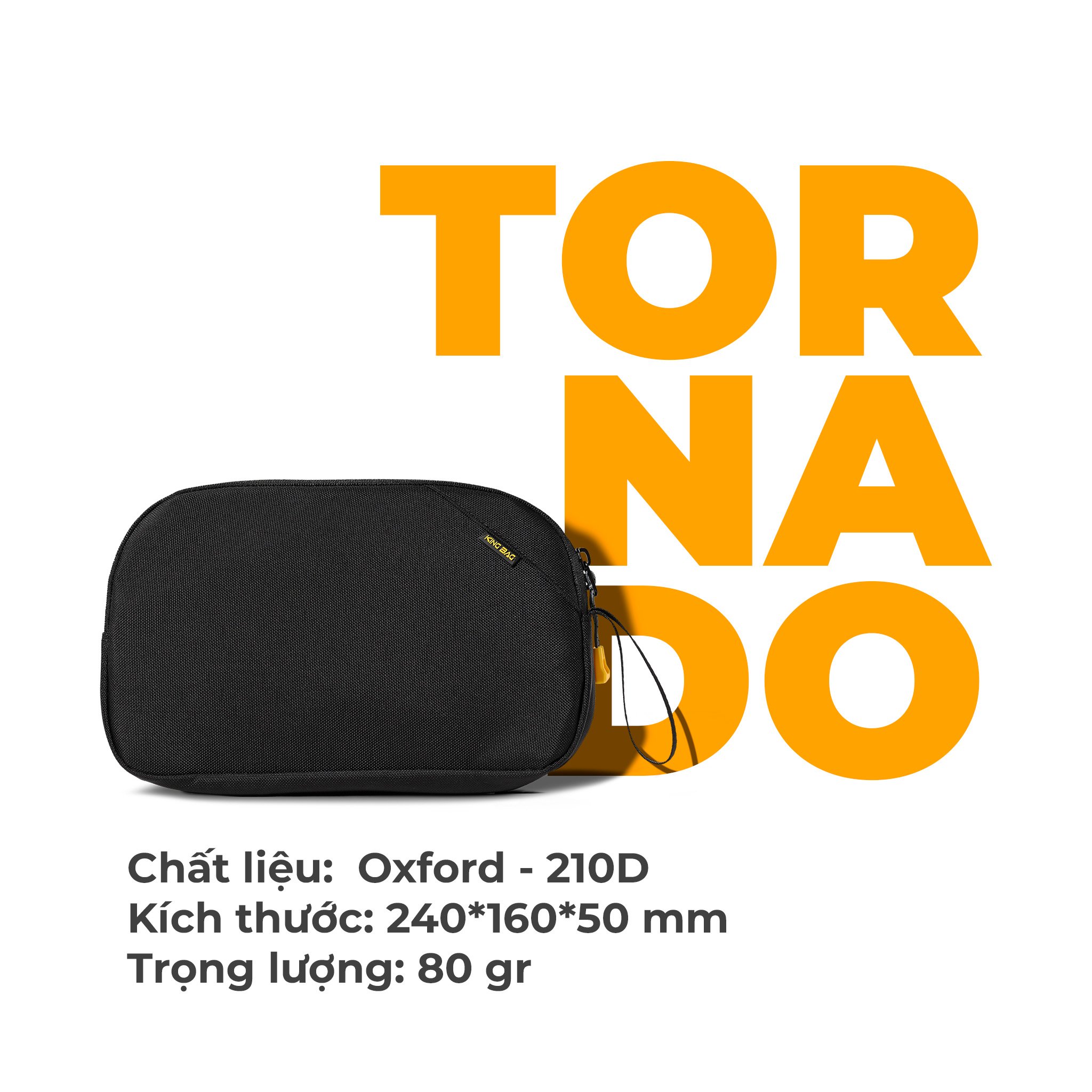 KINGBAG TORNADO - Túi tiện ích nhỏ gọn, mỏng nhẹ - BH Dài Hạn