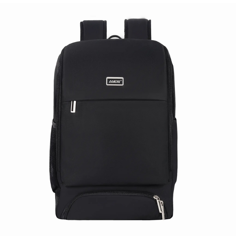 Balo laptop 15.6 inch HASUN 2650 chuẩn xuất khẩu, chống thấm hiệu quả, đai gài vali tiện lợi