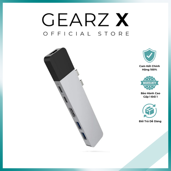 Cổng Chuyển Đổi HYPERDRIVE NET 6-In-2 HUB USB Type-C - GN28N
