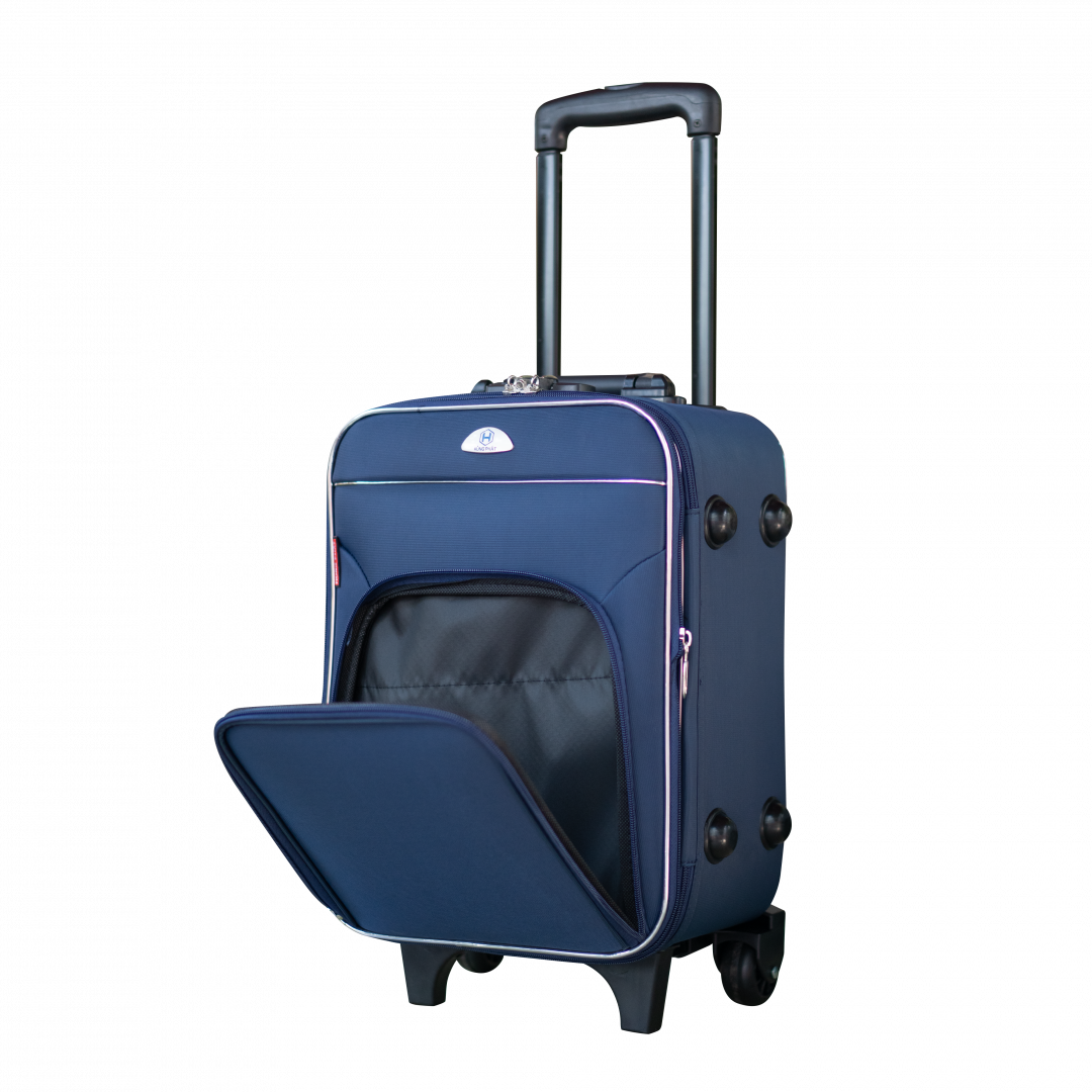 Vali kéo vải HÙNG PHÁT 015 size xách tay 16 inch - Có thể nới rộng linh hoạt