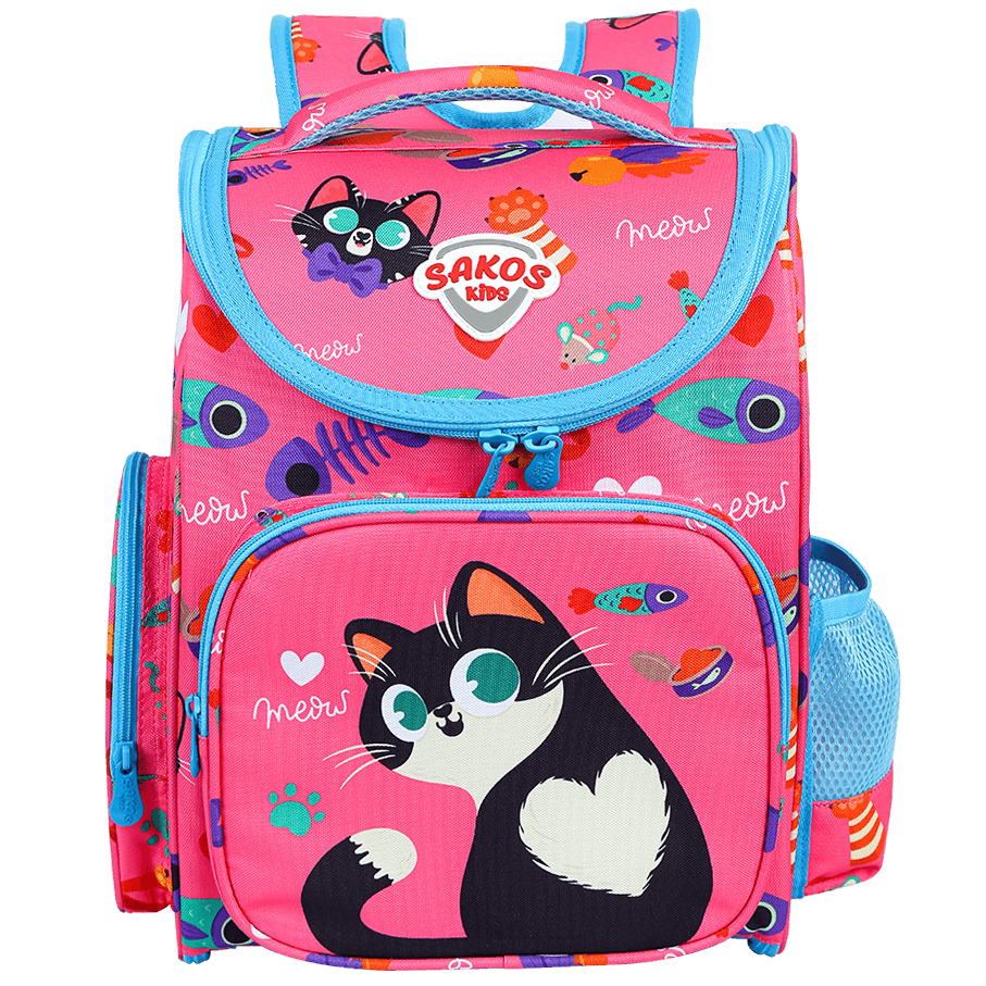 Balo Học Sinh Thời Trang SAKOS KIDS NINOS - Họa Tiết Dễ Thương, Siêu Nhẹ - BH Dài Hạn