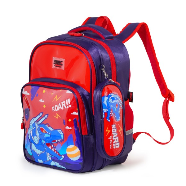 Balo học sinh tiểu học MR VUI 1062 dành cho bé trai lớp 1 2 3 - Đáng yêu, dày dặn, trượt nước