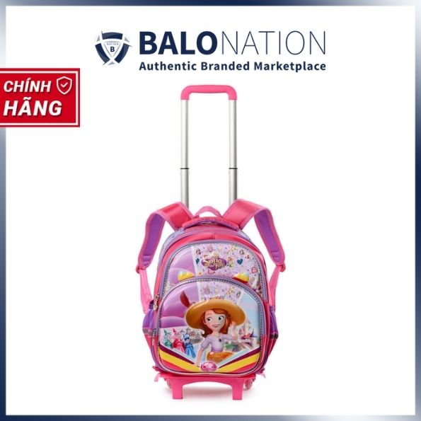 Balo cần kéo lớp 1-3 cho bé gái Mr Vui 837