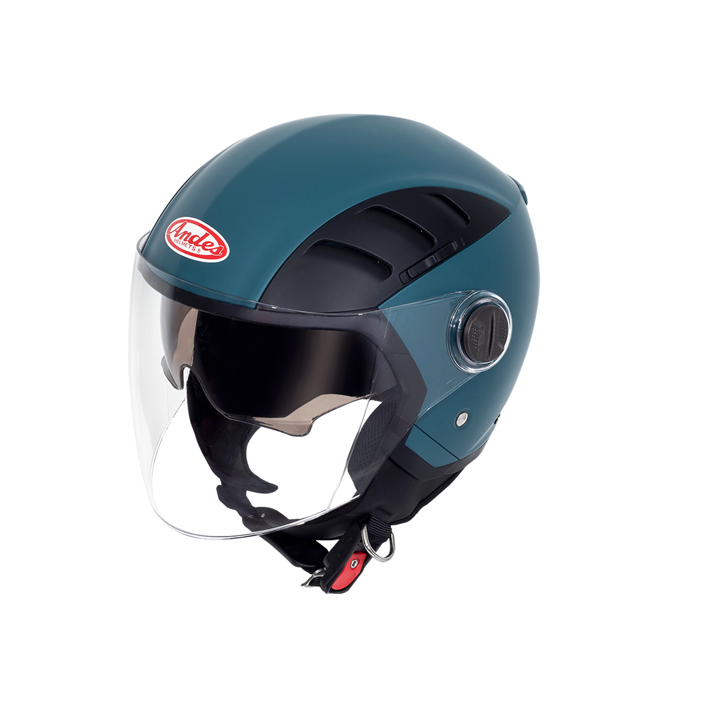 Mũ Bảo Hiểm Andes 3/4 Đầu Có 2 Kính 3S219C-Nhám