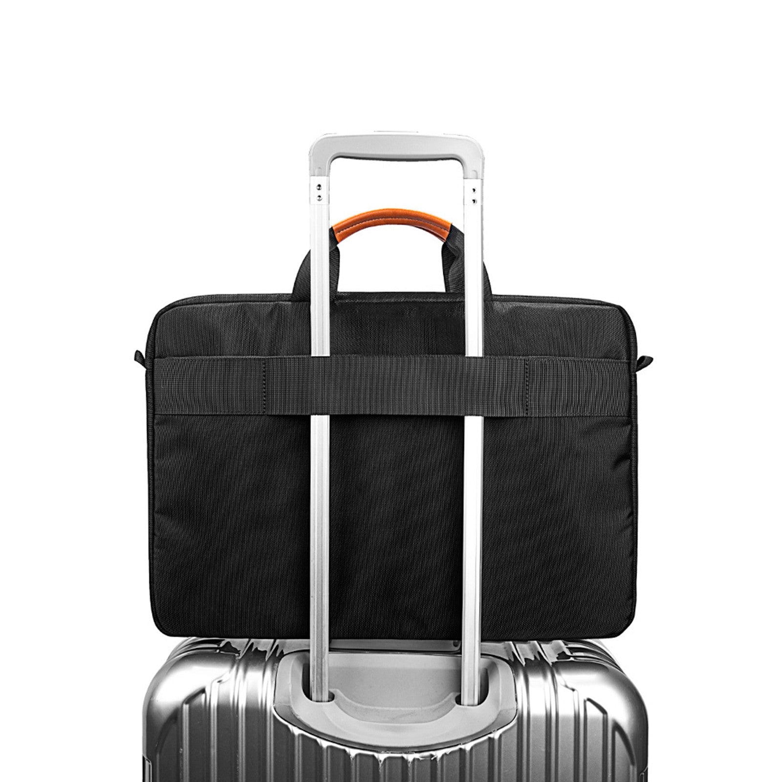 Cặp / Túi đeo chéo chống sốc laptop 17 inch TOMTOC Defender A42 Briefcase - A42G1D1 mỏng nhẹ, đai gài vali