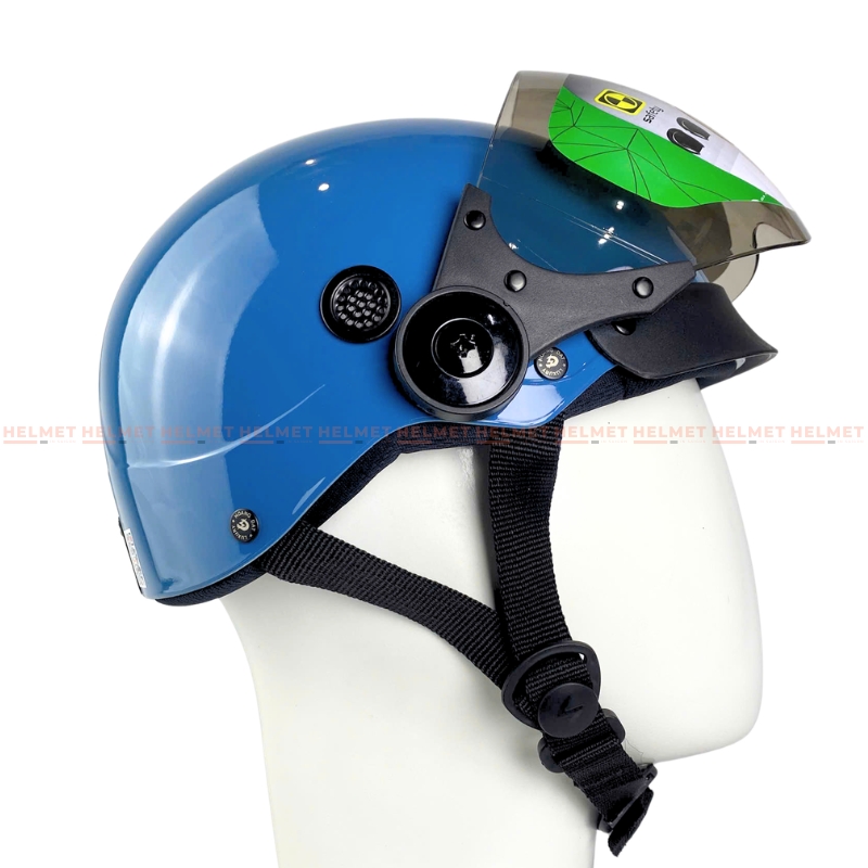 Mũ bảo hiểm 1/2 đầu có kính SOVAX S01K - MBH nửa đầu kính ngoài an toàn, gọn nhẹ, nhiều màu, che nắng gió