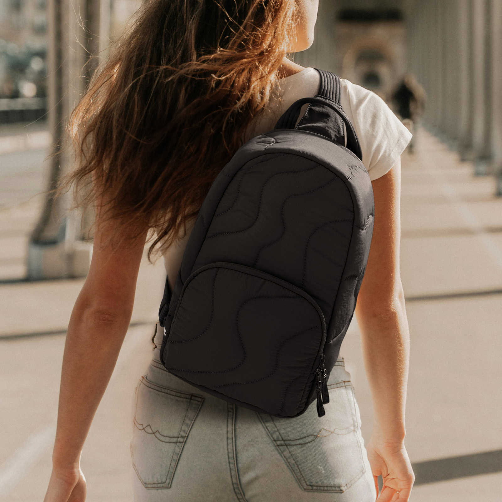 Balo 1 quai / Túi đeo chéo TOMTOC Terra T36 Light Sling - Tablet 11 inch, siêu nhẹ, bảo vệ toàn diện