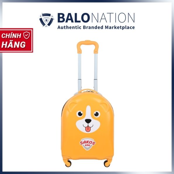 Vali Nhựa Trẻ Em SAKOS Amico hình ảnh dễ thương, màu sắc nhã nhặn