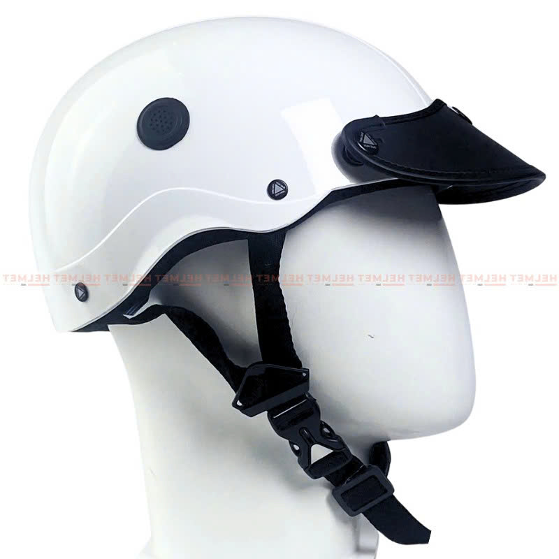 Mũ bảo hiểm 1/2 đầu mỏ da ĐỨC HUY 309 JOKO - MBH nửa đầu hiện đại, an toàn, êm nhẹ, thoải mái