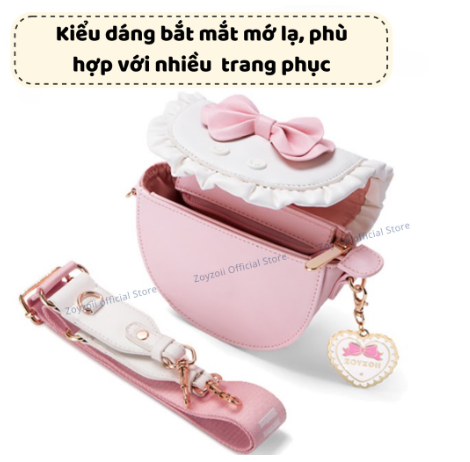 Túi đeo chéo cho bé Zoy Zoii da cao cấp cho bé Kid's Messenger Bag mã B22