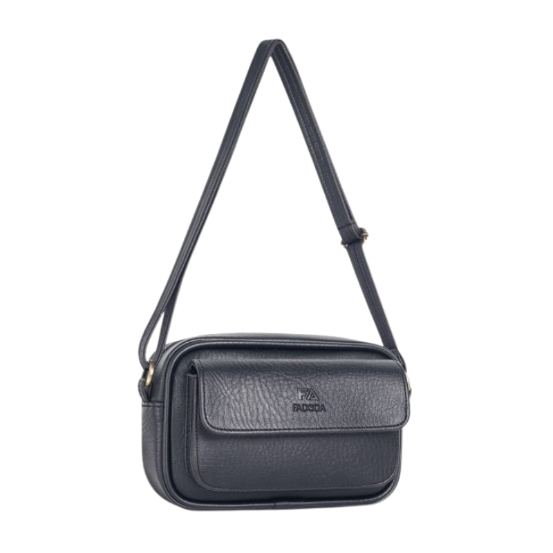 Túi đeo chéo da unisex dáng ngang FADODA FN11 gọn nhẹ vintage chống thấm nước, không bong tróc