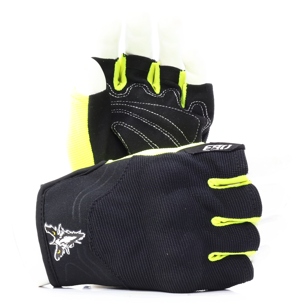 Găng tay bảo hộ nam nữ EGO EMG-1 ngắn ngón gù - Bao tay hở ngón giảm độ ma sát bàn tay, độ rung tay cầm
