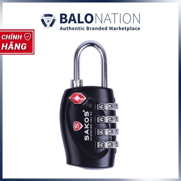 Ổ Khóa Số Vali Chuẩn An Ninh Quốc Tế TSA SAKOS 008 Tối Đa Bảo Mật