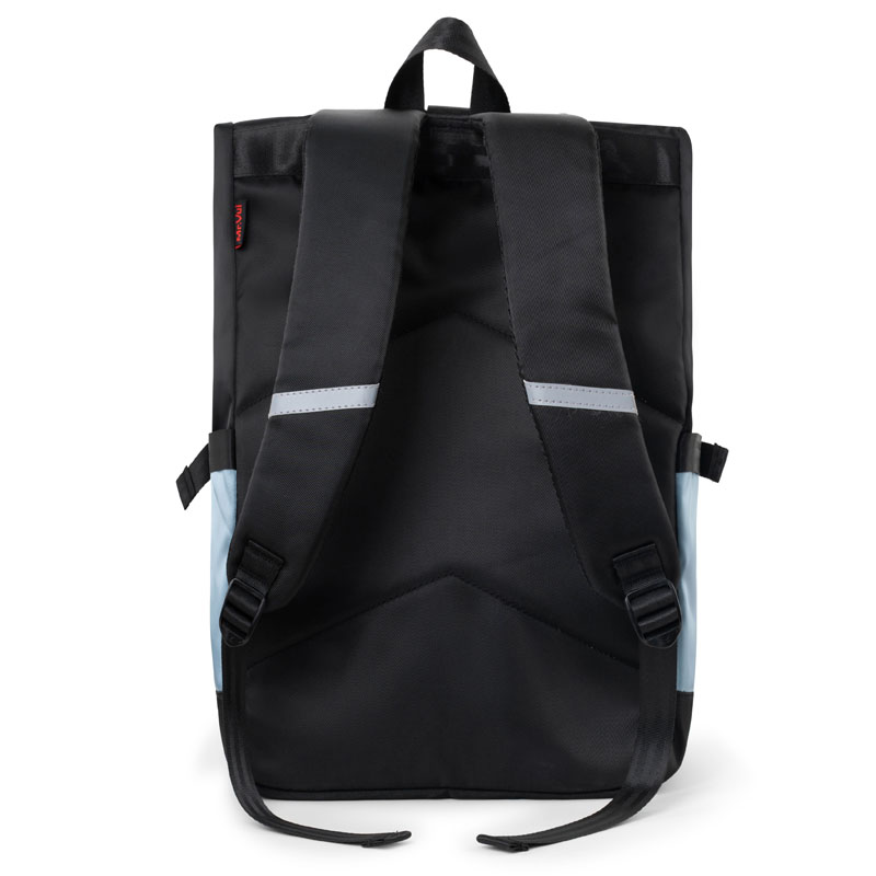 Balo teen MR VUI 1028 laptop 14 inch nắp gập dành cho học sinh sinh viên - Tối giản, vải dày dặn trượt nước