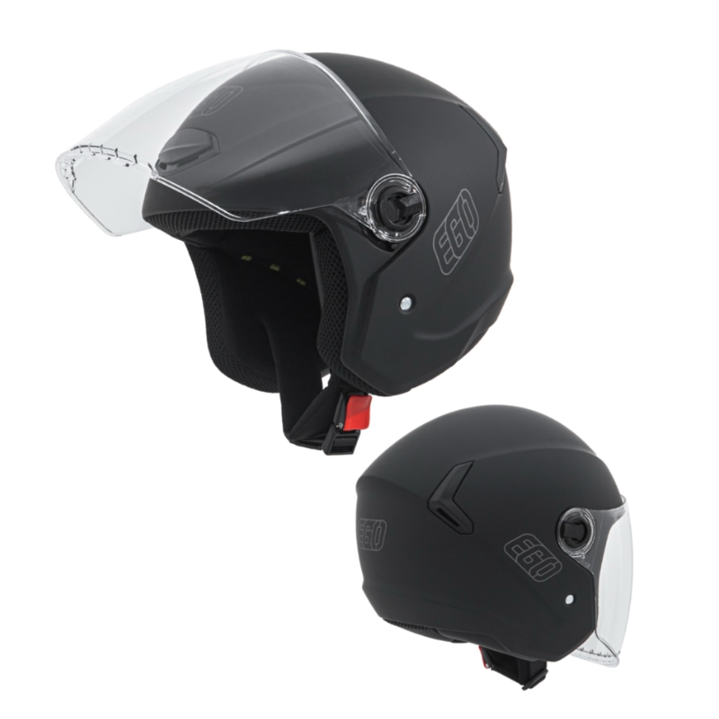 Mũ bảo hiểm 3/4 đầu EGO E-31 có kính cao cấp, độ trong suốt cao - MBH chuẩn an toàn, chắc chắn, thoáng khí