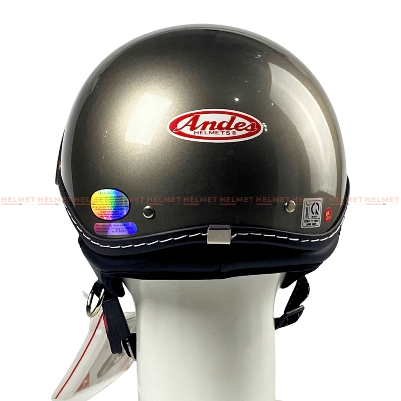 Mũ bảo hiểm 1/2 đầu kính âm ANDES 3S181 - MBH nửa đầu giấu kính chuẩn an toàn, chịu va đập