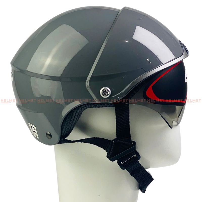 Mũ bảo hiểm 1/2 đầu kính âm GPA A169 (GRS) - Giấu kính, chắc chắn