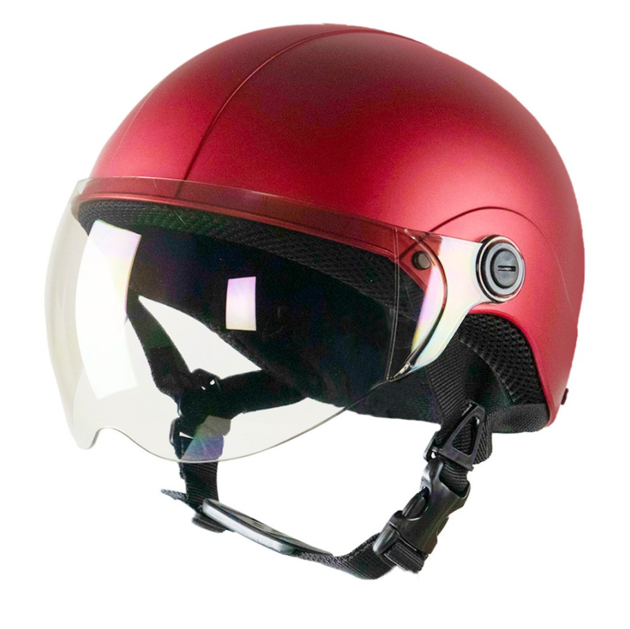 Mũ Bảo Hiểm nửa đầu có kính Asia MT-128K