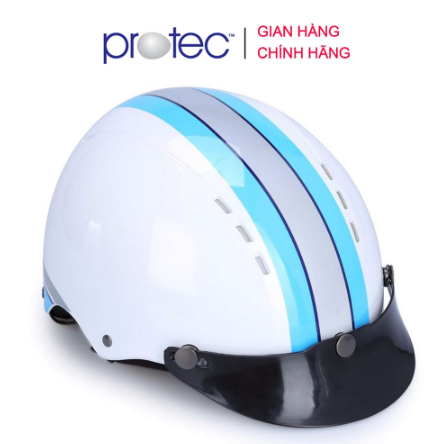 Mũ Bảo Hiểm Nửa Đầu Không Kính PROTEC ARIZONA, Thời Trang, Trẻ Trung, An Toàn