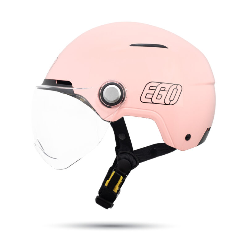 Mũ bảo hiểm 1/2 đầu EGO E-22 có kính - MBH nửa đầu cứng cáp, thoáng khí, có núm tăng chỉnh size linh hoạt