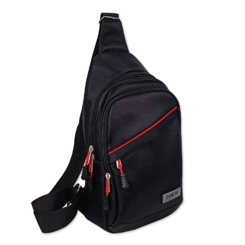 Túi đeo chéo 1 quai HASUN 626 năng động, nhiều ngăn, nhỏ gọn, siêu nhẹ, trượt nước, độ bền cao - BH dài hạn