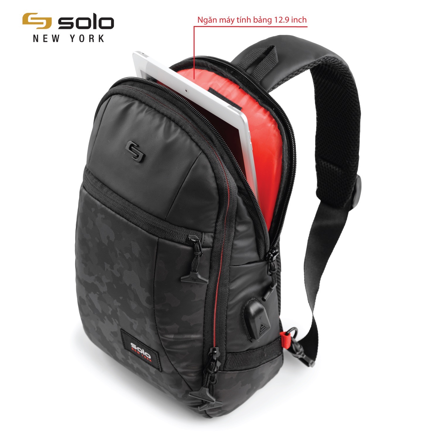 Túi Đeo Chéo 12.9 inch SOLO GLHF (Good Luck, Have Fun)