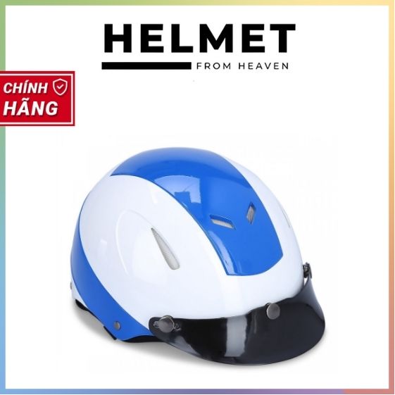 Nón Bảo Hiểm 1/2 Đầu Không Kính PROTEC DISCO Cao Cấp, An Toàn, Phối 2 Màu Thời Trang
