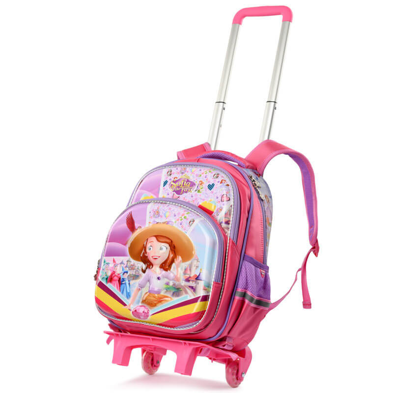 Balo cần kéo lớp 1-3 cho bé gái Mr Vui 837