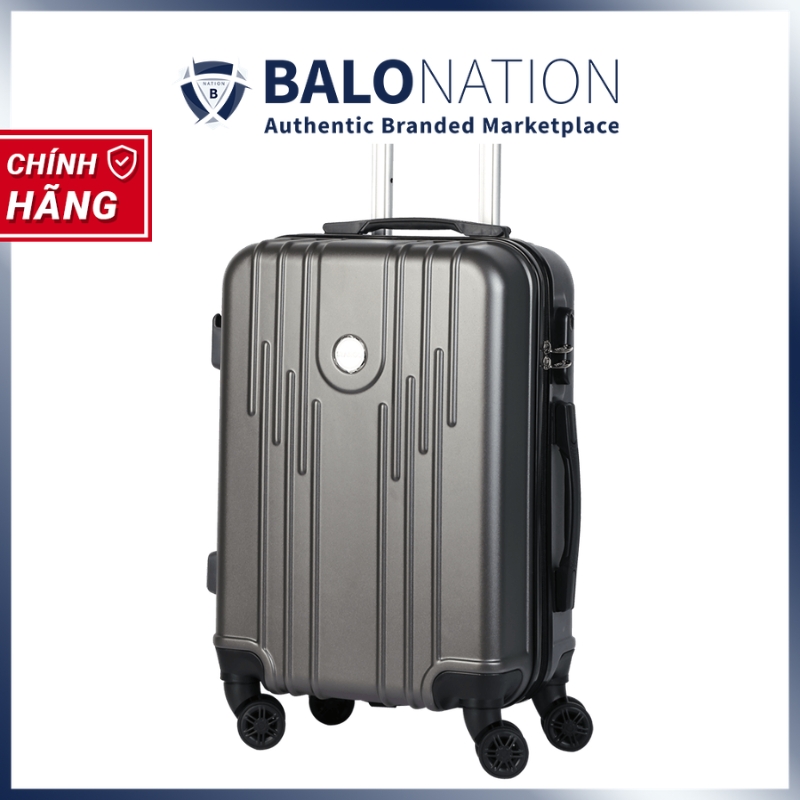 [CHÍNH HÃNG] Vali kéo nhựa STARGO Brillant size S xách tay cabin 20 inch, khóa 3 số, có móc treo, vách chống đổ, đai chữ X