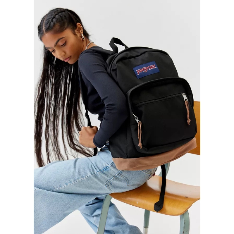 Balo JANSPORT (USA) Right Pack 28L laptop 15 inch - Balo du lịch đơn giản, nhẹ, đế da, vải Codura bền chắc