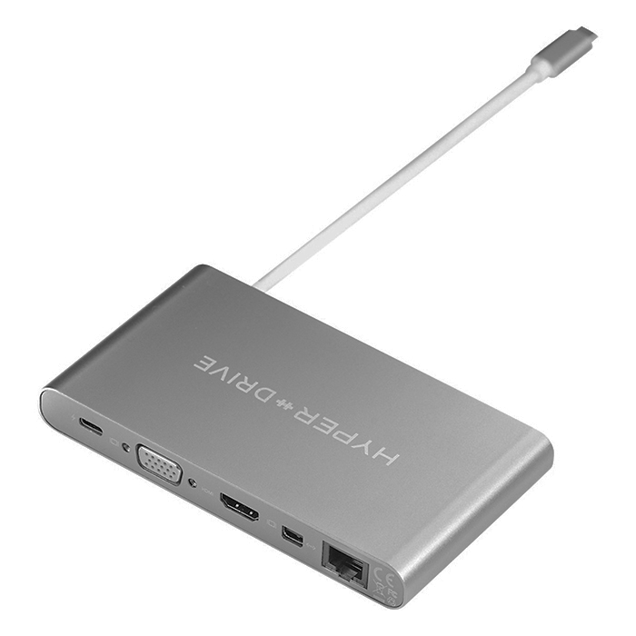 Cổng Chuyển Đổi HYPERDRIVE ULTIMATE 11 Cổng USB-C HUB Cho MacbookPro/Laptop/PC - GN30