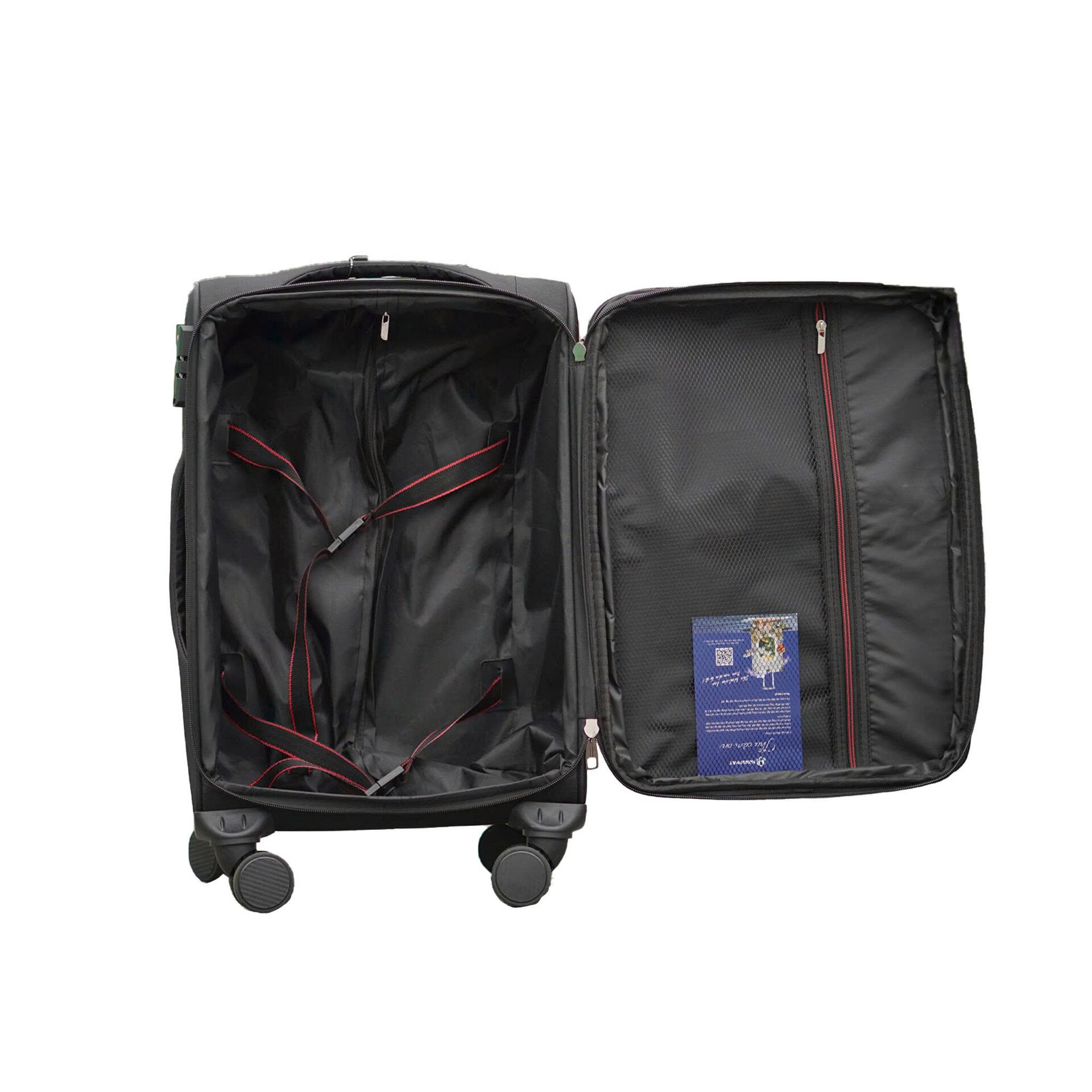 Vali kéo vải HÙNG PHÁT 891 size ký gửi 28 inch có ngăn nới rộng lên tới 25% dung tích, tích hợp thẻ tên