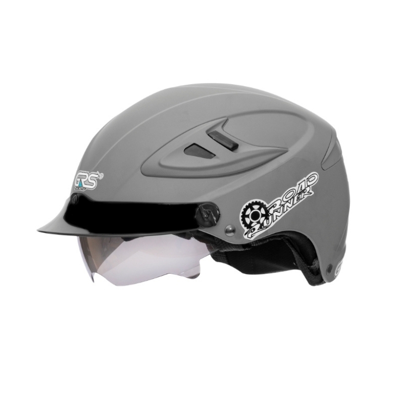 Mũ bảo hiểm 1/2 đầu kính âm GRS A966 - MBH nửa đầu 1 kính chắn gió, lòng nón sâu, lót tháo rời, chịu va đập