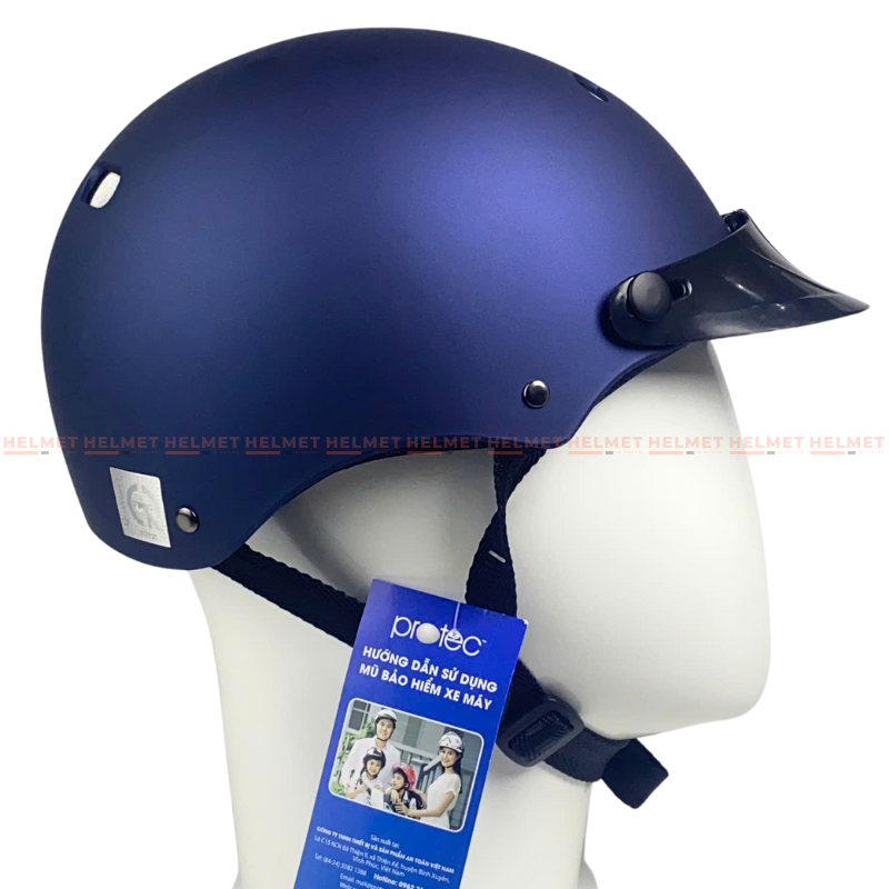 Mũ bảo hiểm 1/2 đầu PROTEC Kitty an toàn, gọn nhẹ - Có khe thông gió, chống va đập - MBH nửa đầu